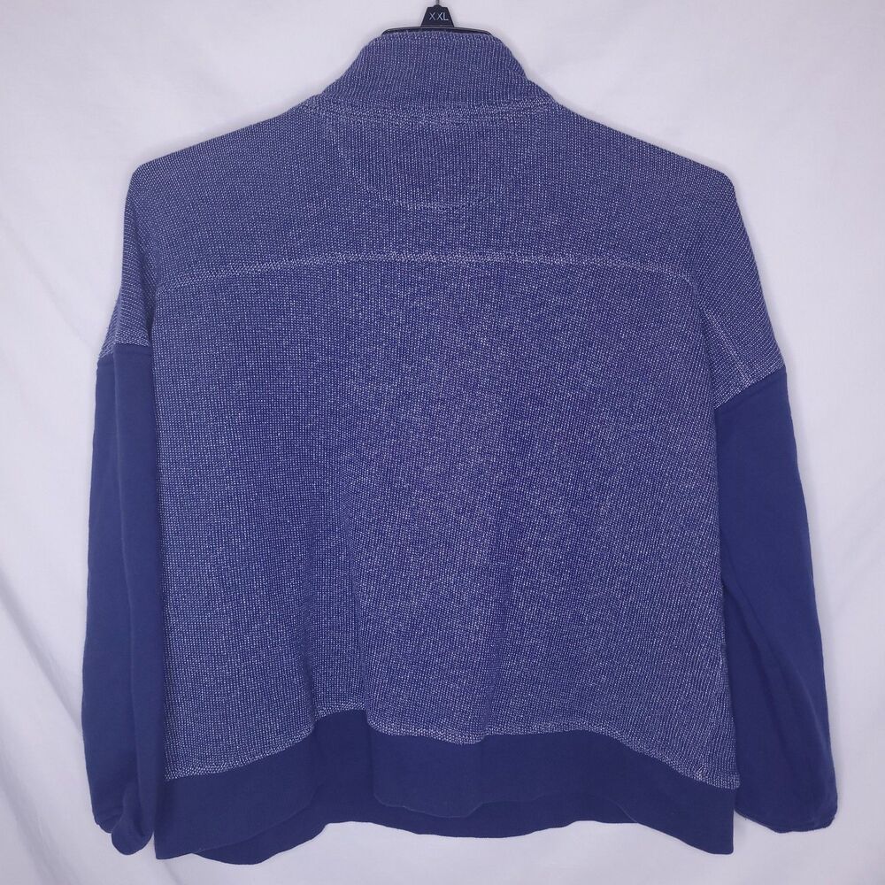 Vineyard Vines Sweater Womens XL Blue Knit Pullover 1/4 Zip - Picture 5 of 11